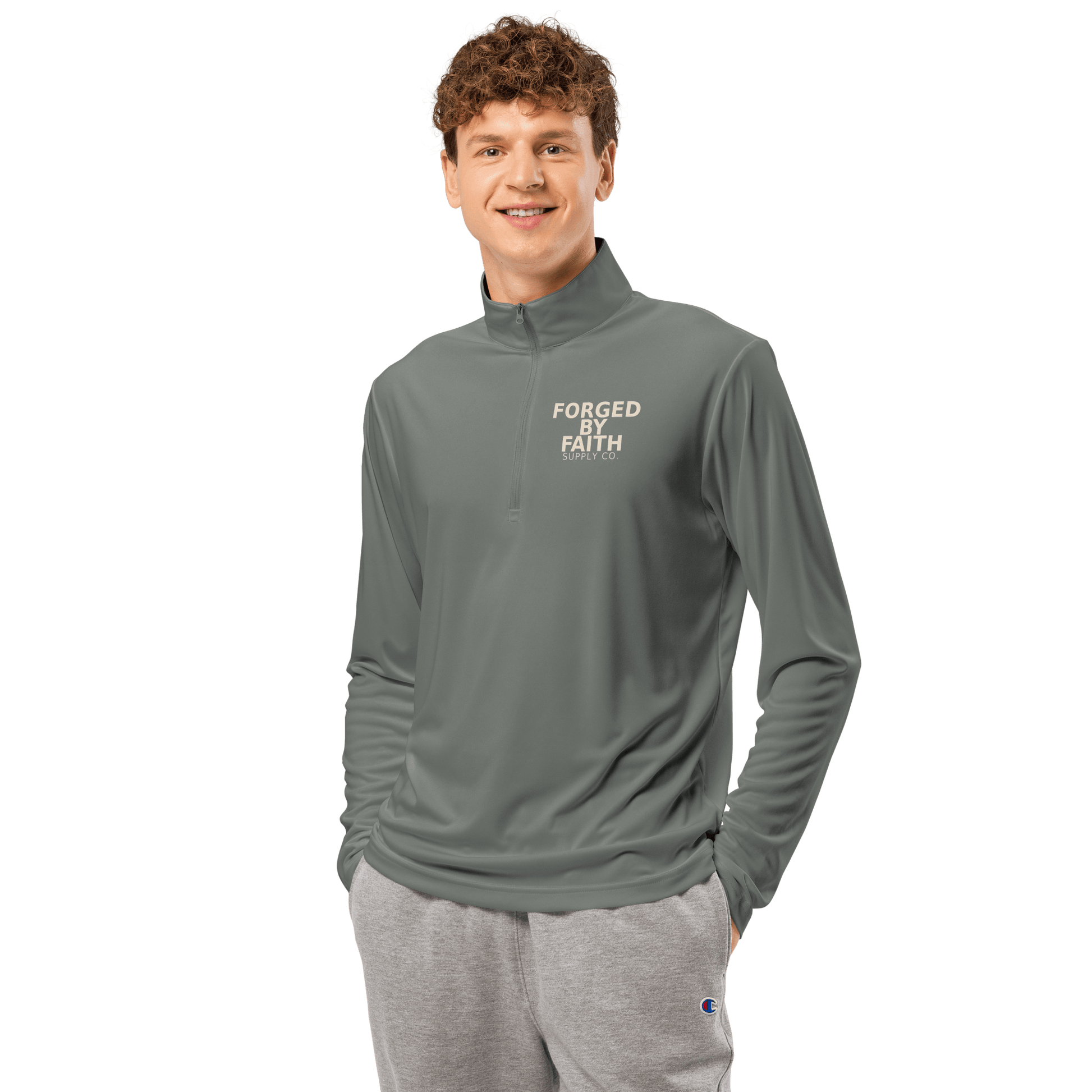 Trust in God Christian long sleeve tee – Forged By Faith Supply Co mens faith based apparel