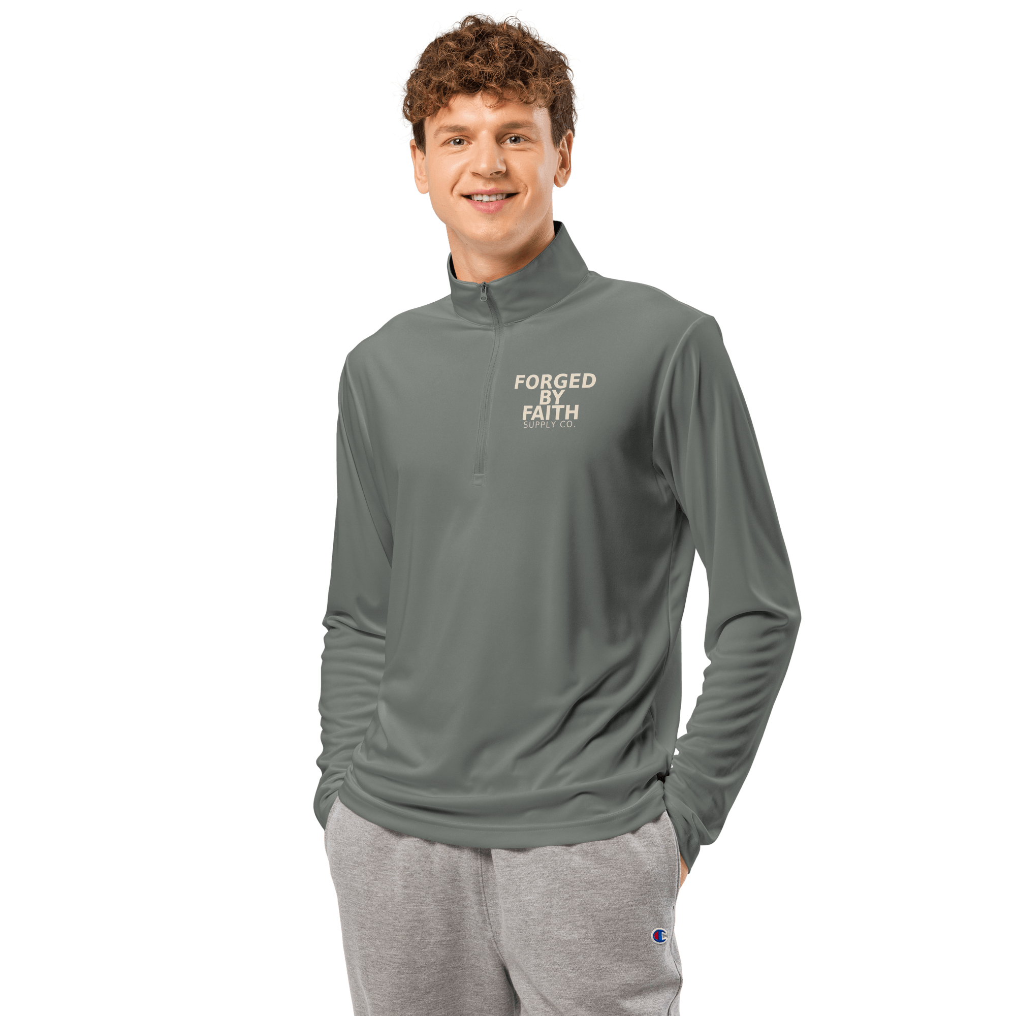Trust in God Christian long sleeve tee – Forged By Faith Supply Co mens faith based apparel